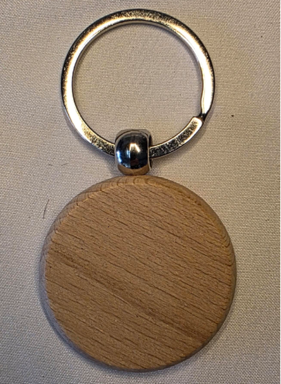 Custom Wood Keychain