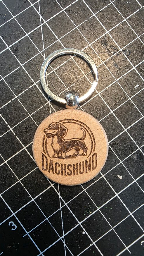 Custom Wood Keychain