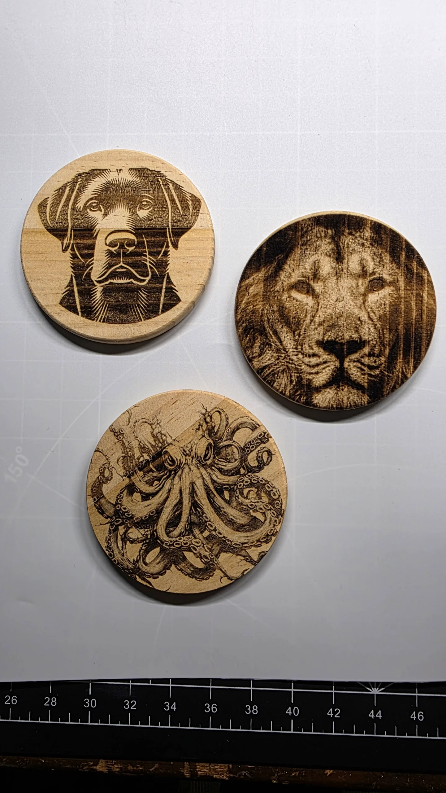 Wood Coasters (Circle & Square)