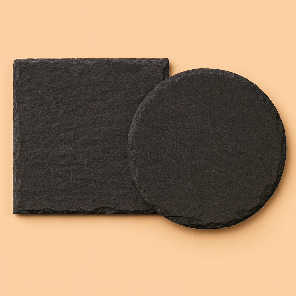 Slate Coasters (Circle & Square)