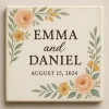Wedding Ceramic Coasters – Personalized with Names & Dates