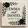 Wedding Ceramic Coasters – Personalized with Names & Dates