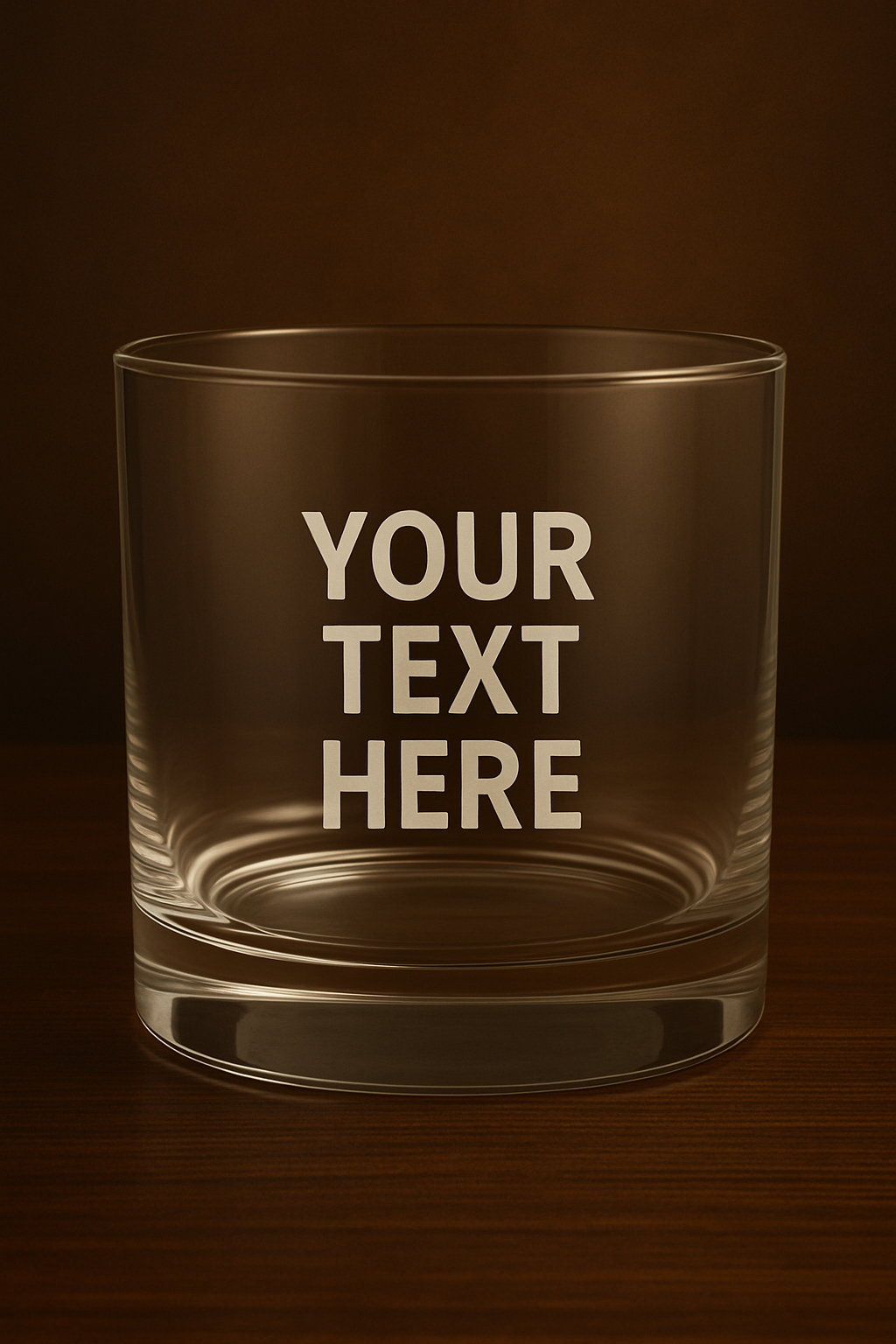 Personalized Engraved Whiskey Glass