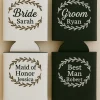 Wedding Koozies (Black/White)