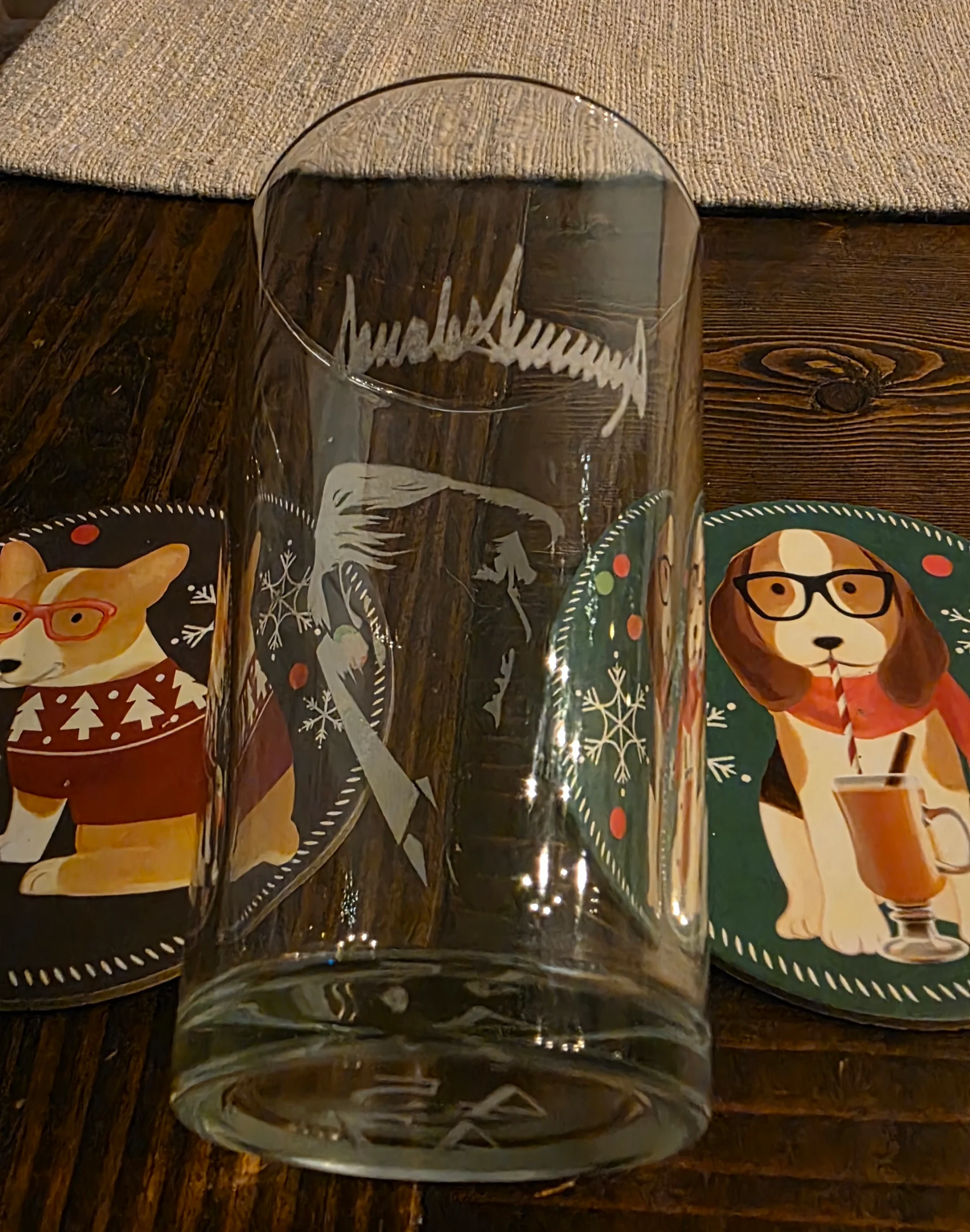 President Trump Engraved Pint Glass